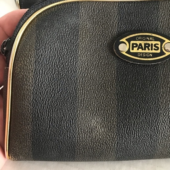 NWOT - Vintage Matryoshka Makeup Bags - 2 Original Paris Design Wide Stripe Bags - Picture 14 of 14